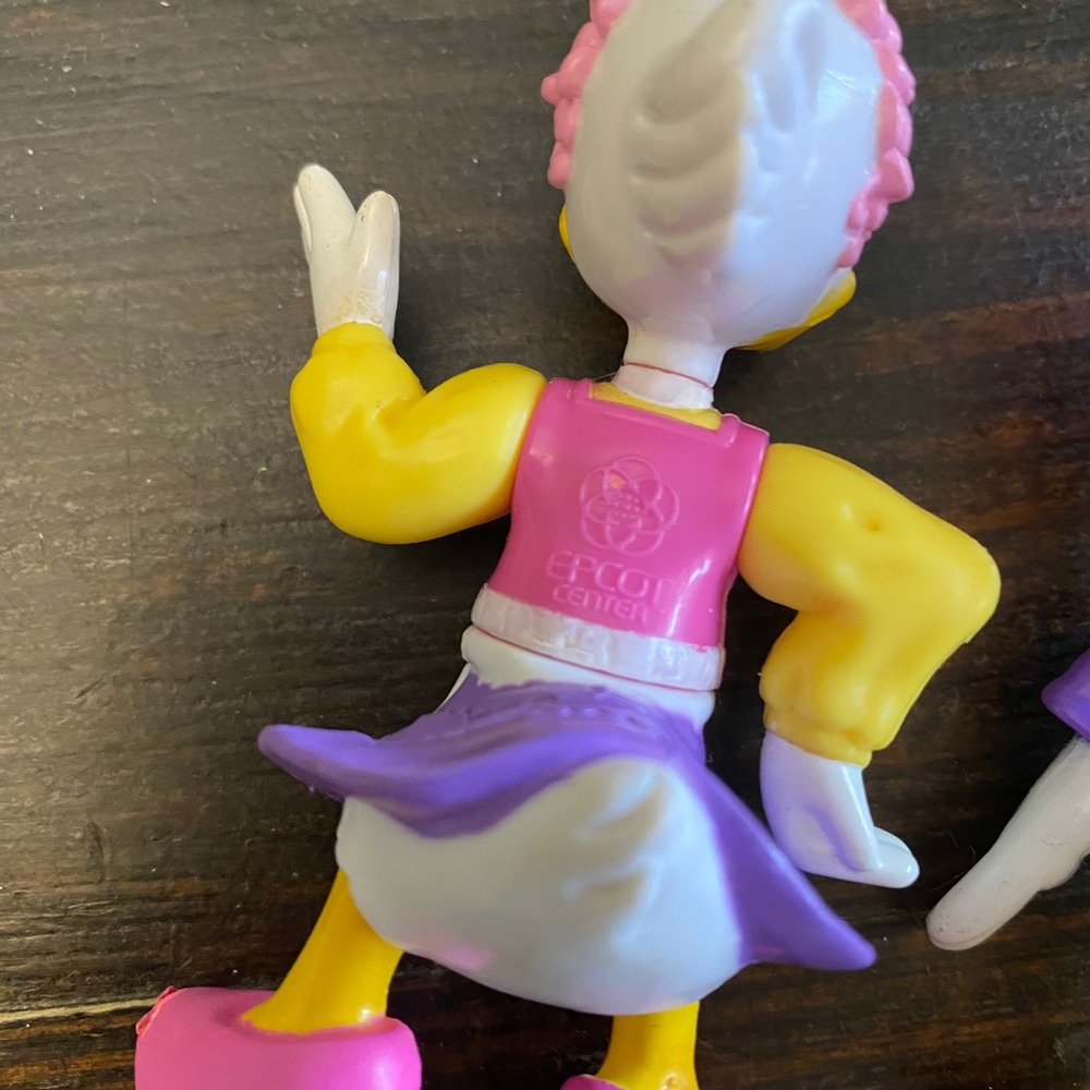 Vintage Disney EPCOT Center Mexico Donald Daisy Duck PVC Figures Set of 3 - Picture 5 of 7